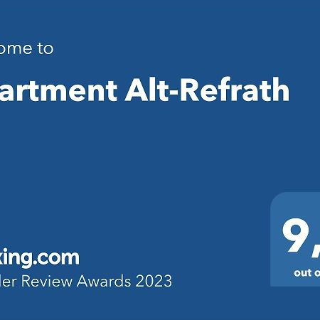 Apartment Alt-Refrath 베르기슈글라트바흐 외부 사진