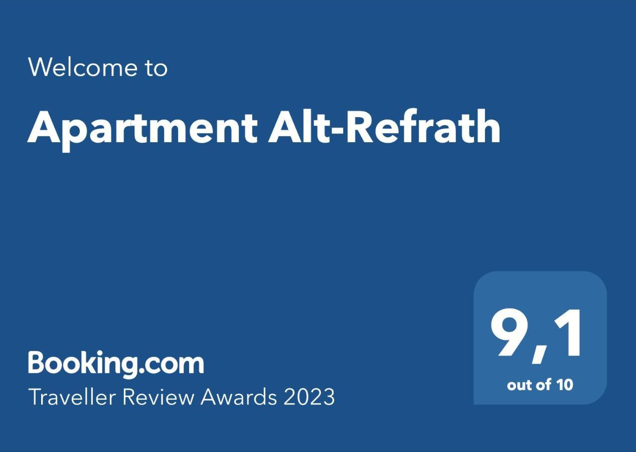 Apartment Alt-Refrath 베르기슈글라트바흐 외부 사진